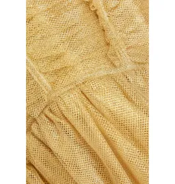 Zimmermann Prima Off Shoulder Dress Gold Size 1 / AU 10  for rent on The Volte - image 4