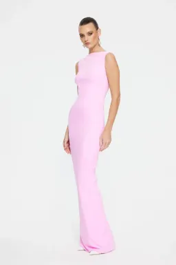Effie Kats Verona Gown In Taffy Pink Size S/Au 8  for rent on The Volte - image 2