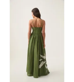 Aje Planetary Maxi Dress Abstract Fern Size 10 for rent on The Volte - image 3