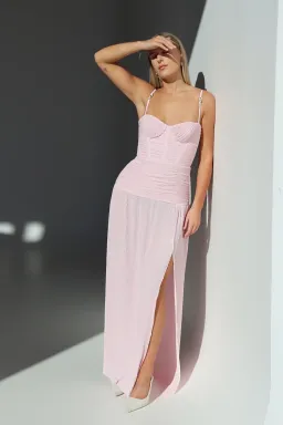 Manning Cartell Double Time Pleat Dress Hydrangea Size AU 8 for rent on The Volte - image 2