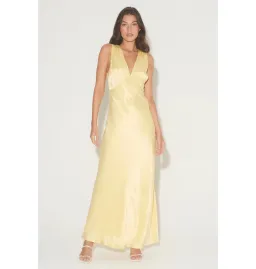 Hansen and Gretel Marcelle Dress Lemon Size Small / AU 8 for rent on The Volte - image 1