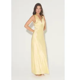 Hansen and Gretel Marcelle Dress Lemon Size Small / AU 8 for rent on The Volte - image 3
