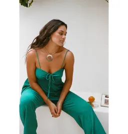 Sabo Skirt Ashton Jumpsuit Emerald Green Size M / AU 10 for rent on The Volte - image 4