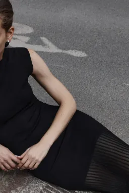 Sir The Label Indigo Twist Dress Black Size 14 for rent on The Volte - image 5