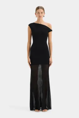 Sir The Label Indigo Twist Dress Black Size 14 for rent on The Volte - image 1