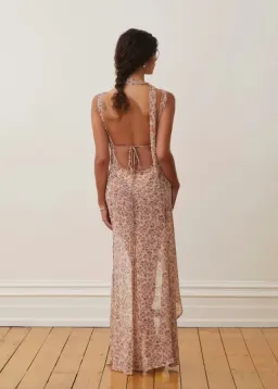 Arcina Ori Amelie Dress In Floral Pink Size 8 /S for rent on The Volte - image 9