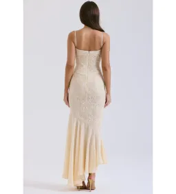House of CB Felicia Dress Gown Vanilla Size XS/Au 6 for rent on The Volte - image 1