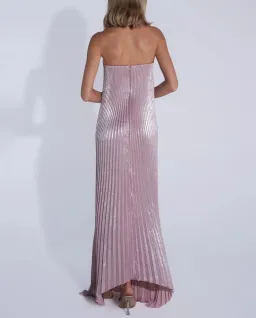 L'Idee Black Tie Gown in Dusty Shimmer Size 8 for rent on The Volte - image 2