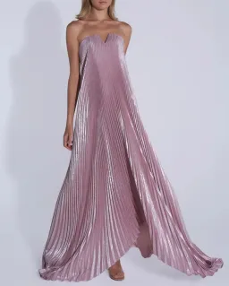 L'Idee Black Tie Gown in Dusty Shimmer Size 8 for rent on The Volte - image 1