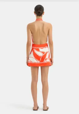 Sir the Label Ramona Wrap Halter Mini Dress Mariposa Lily Size 10 for rent on The Volte - image 3