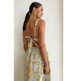 Issy Felix Dress In Pearl Size AU 8 for rent on The Volte - image 3