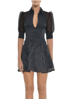 MISHA Emily Mini Black Dress Size 8 for rent on The Volte - image 1