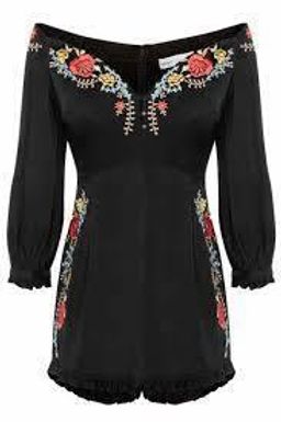 Alice McCall Sweet Nothings Black Playsuit Size 6 for rent on The Volte - image 3