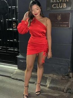 Kookai Vangeline Dress Red Size 8 for rent on The Volte - image 3