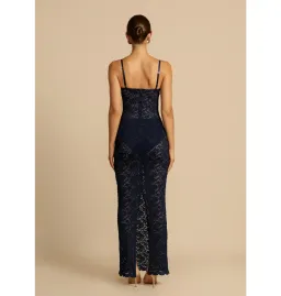 Arcina Ori Margot Dress in Navy Size AU 6 for rent on The Volte - image 4