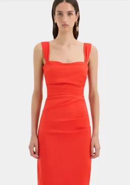 Sir The Label Dahlia Balconette Gown Tangerine Size 1/Au 8  for rent on The Volte - image 2