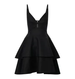 Oroton Tiered Bodice Dress Black Size AU 8  for rent on The Volte - image 5