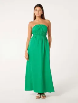 Forever New Romie Strapless Piping Midi  for rent on The Volte - image 1