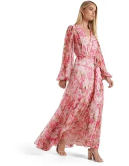Forever New Regan Cascade Plisse Maxi Dress Floral Size 16 for rent on The Volte - image 2