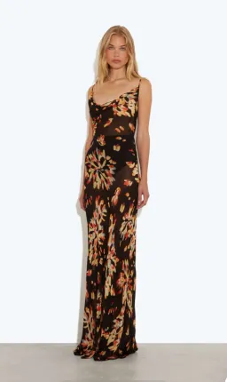 Rat & Boa Catarina Maxi Dress Black Floral Size S- AU 8-10  for rent on The Volte - image 1