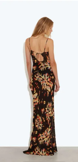 Rat & Boa Catarina Maxi Dress Black Floral Size S- AU 8-10  for rent on The Volte - image 2