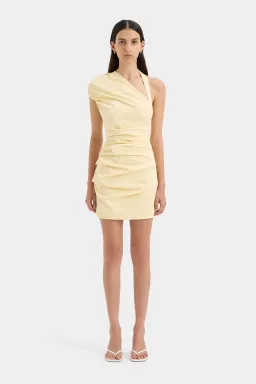 Sir the Label Azul Gathered Mini Dress Butter Size 1 / AU 8 for rent on The Volte - image 1