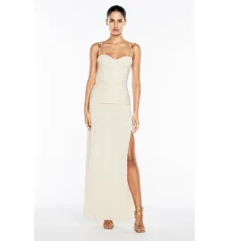 Manning Cartell Double Time Pleat Dress Nougat Size AU 10 for rent on The Volte - image 1