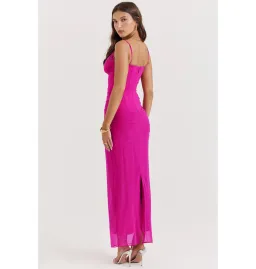 House of CB Oliviera Nalini Maxi Dress Fuchsia Size XS / AU 6 for rent on The Volte - image 3