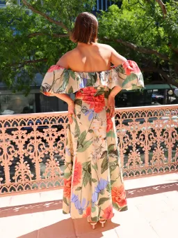 By Nicola Paradiso Maxi Dress In Primavera Print Size AU 10 for rent on The Volte - image 4