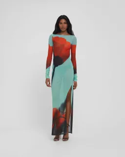 Rat & Boa Santino Maxi Dress Tulip Print Size S / AU 8 for rent on The Volte - image 1