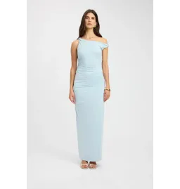 Kookai Milly Maxi Dress in Ice Blue Size AU 8 for rent on The Volte - image 1