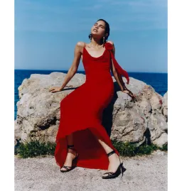 Rat & Boa Sirena Maxi Dress in Red Size M / AU 10 for rent on The Volte - image 4