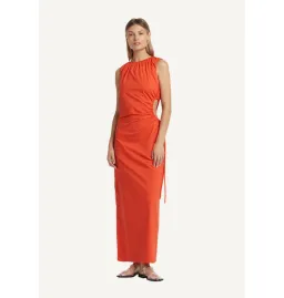 Sir the Label Anja Cut Out Dress Mandarin Red Size 1 / AU 8 for rent on The Volte - image 1