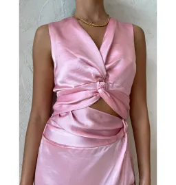 Anna Quan Violeta Dress Pink Size AU 8 for rent on The Volte - image 4