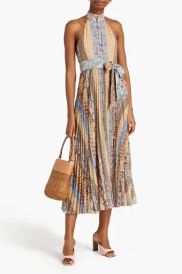 Zimmermann The Zimmerman Sunray Picnic Dress in Tiled Stripe  Size 3/AU 14 for rent on The Volte - image 1
