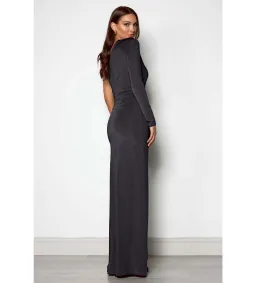 Elle Zeitoune Tessa Gown In Black Size 12 for rent on The Volte - image 3