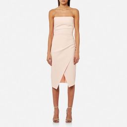 Bec & Bridge Auriele Midi Dress Blush Size AU 10 for rent on The Volte - image 1