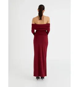 Benni Lorena Maxi Dress in Merlot Size 10 for rent on The Volte - image 2