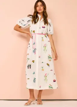 Alemais Atticus Shirt Dress Print Size 10 for rent on The Volte - image 2