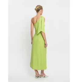 Kivari Addison Midi Dress Green Size AU 12  for rent on The Volte - image 4