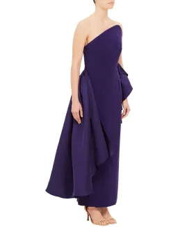 Solace London Nala Midaxi Draped Dress in Amethyst Purple Size 10 for rent on The Volte - image 5
