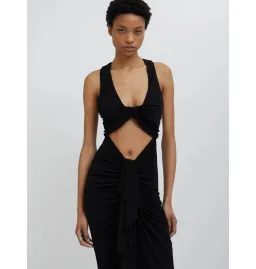 Christopher Esber Vivenda Gown Black Size AU 6  for rent on The Volte - image 2