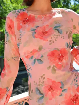 Ownley Valentina Maxi Dress in Watermelon Size L / AU 12  for rent on The Volte - image 2