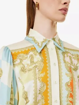 Alemais Checkmate Silk Mini Dress Multi Size AU 10 for rent on The Volte - image 27