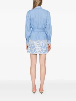 Alemais Arion Mini Dress Cornflower Blue Size AU 10  for rent on The Volte - image 4