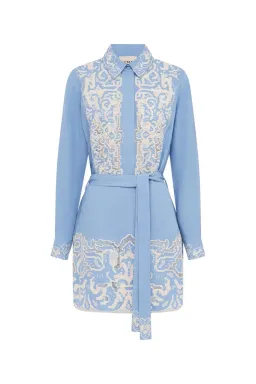 Alemais Arion Mini Dress Cornflower Blue Size AU 10  for rent on The Volte - image 18