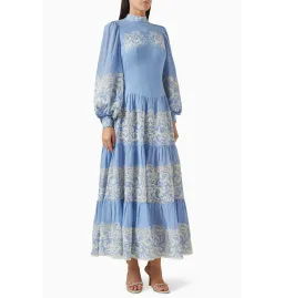 Alemais Arion Midi Dress Cornflower Blue Size AU 8 for rent on The Volte - image 2