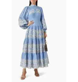 Alemais Arion Midi Dress Cornflower Blue Size AU 8 for rent on The Volte - image 1