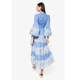 Alemais Arion Midi Dress Cornflower Blue Size AU 8 for rent on The Volte - image 7