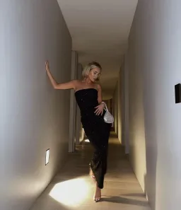 23rd & Madison Luna Dress Black Size Small / AU 8 for rent on The Volte - image 1